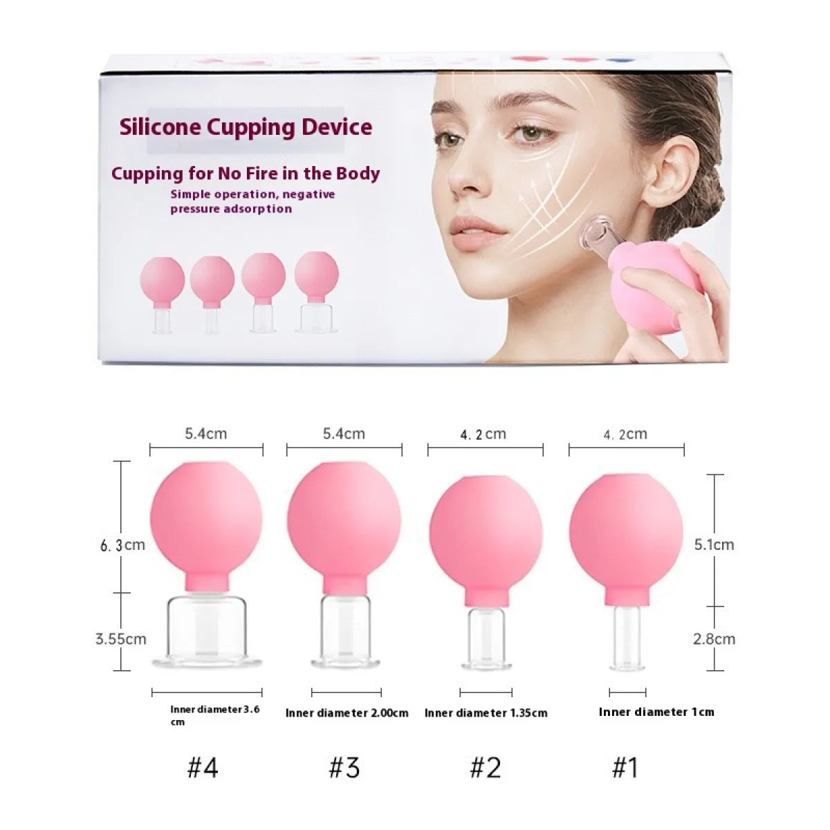 Facial Cupping & Lifting Massage Device WEM Support (www.WEM.support)