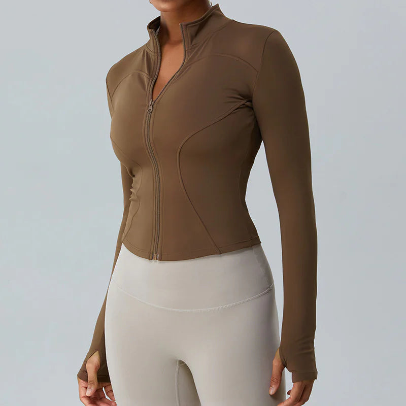 Fleece-Lined Yoga Jacket WEM Support (www.WEM.support)