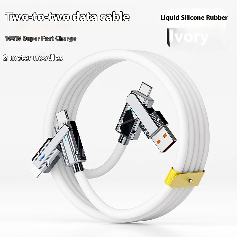 4-in-1 Fast Charging Data Cable WEM Support (www.WEM.support)