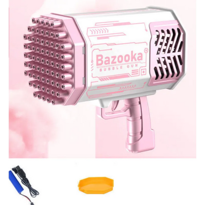 Automatic Soap Bubble Gun Rocket 69 Holes WEM Support (www.WEM.support)