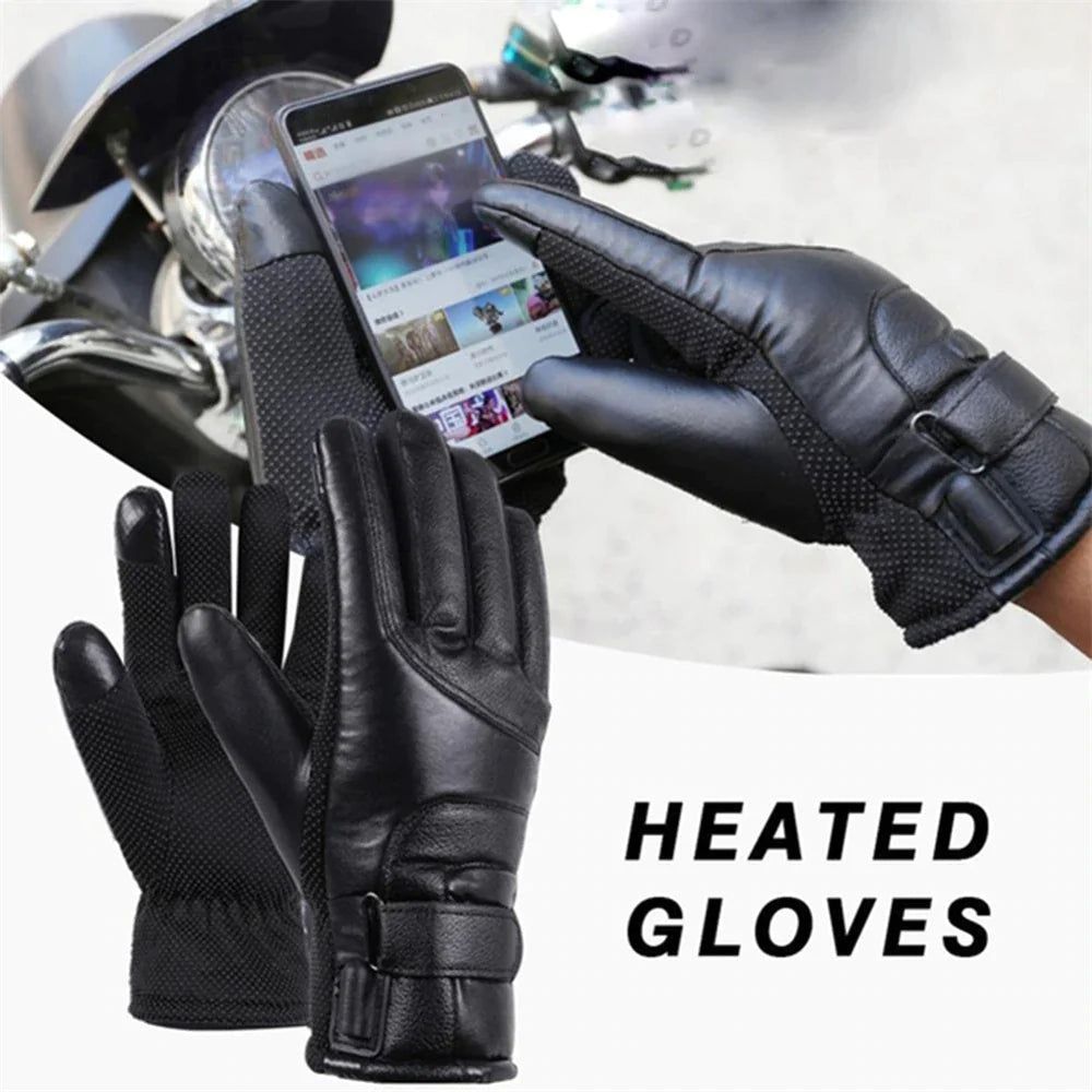 Electric USB Heated Gloves Winter Warming Thermal Ski Snow Hand Warm Windproof WEM Support (www.WEM.support)