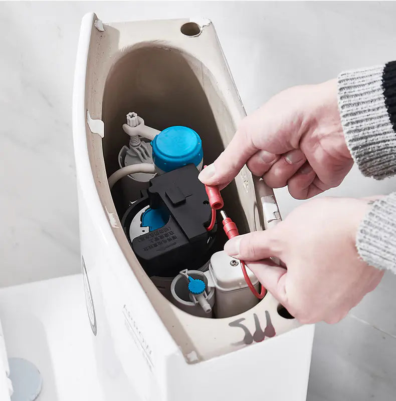 Adjustable Touchless Auto-Flush Sensor for Intelligent Toilet Flushing WEM Support (www.WEM.support)