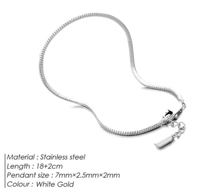 Stainless Steel Snake Bone Bracelet WEM Support (www.WEM.support)