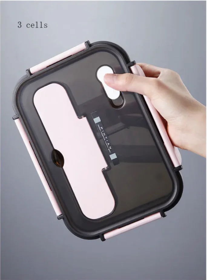Microwaveable Plastic Bento Box WEM Support (www.WEM.support)