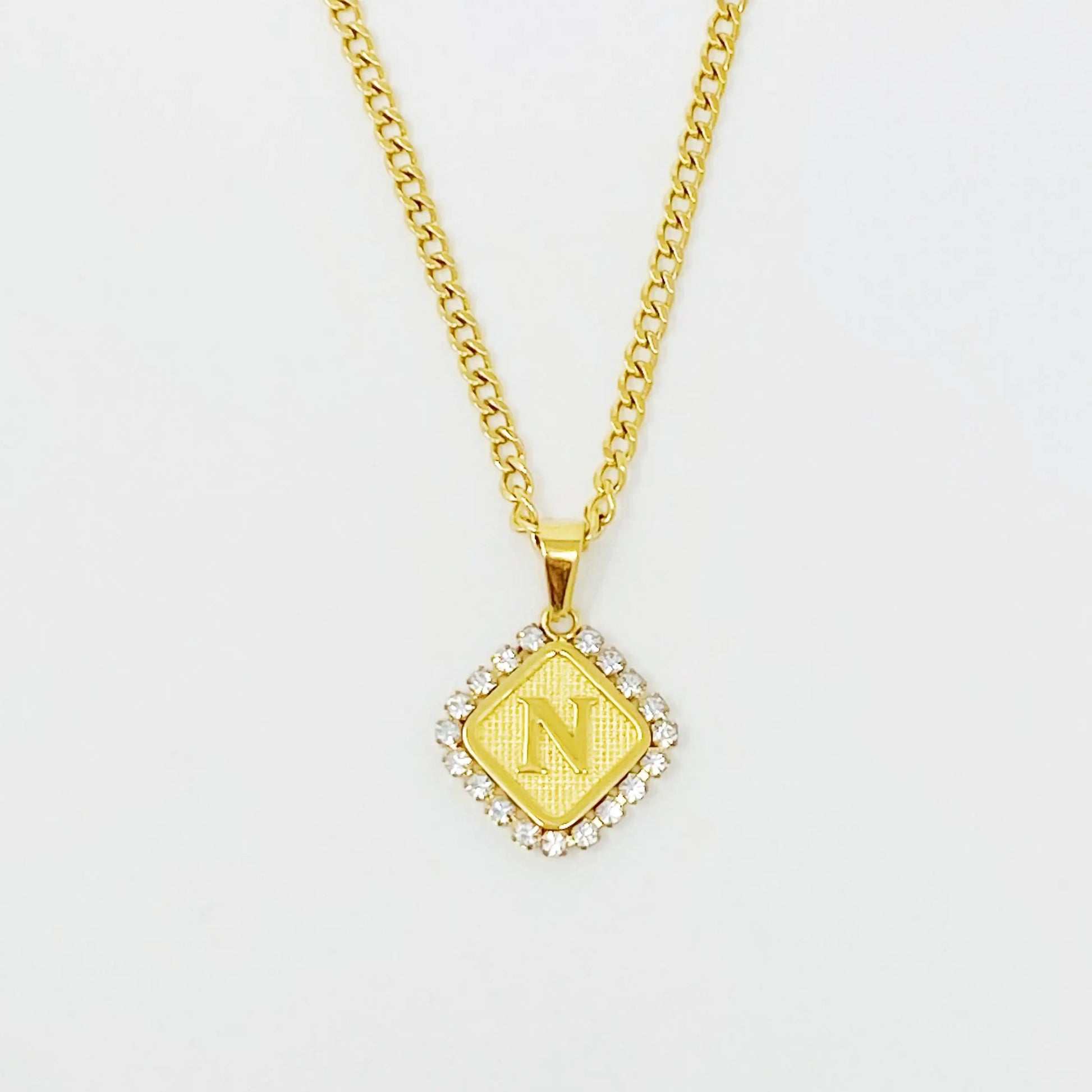 Aztec Delight Initial Necklace WEM Support (www.WEM.support)