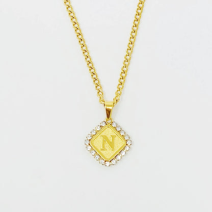 Aztec Delight Initial Necklace WEM Support (www.WEM.support)