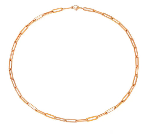 Paperclip Stainless Steel Necklace HejK.com