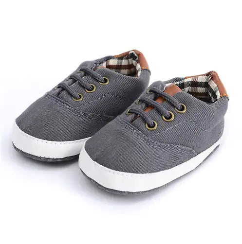 Solid color casual lace soft bottom baby canvas shoes baby shoes toddler shoes WEM Support (www.WEM.support)