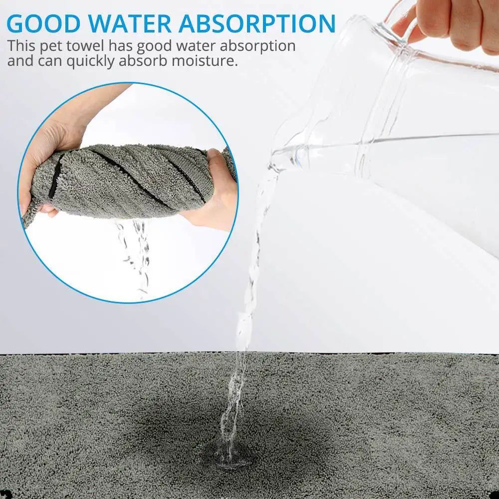 Super Absorbent Dog Bathrobe Towel HejK.com