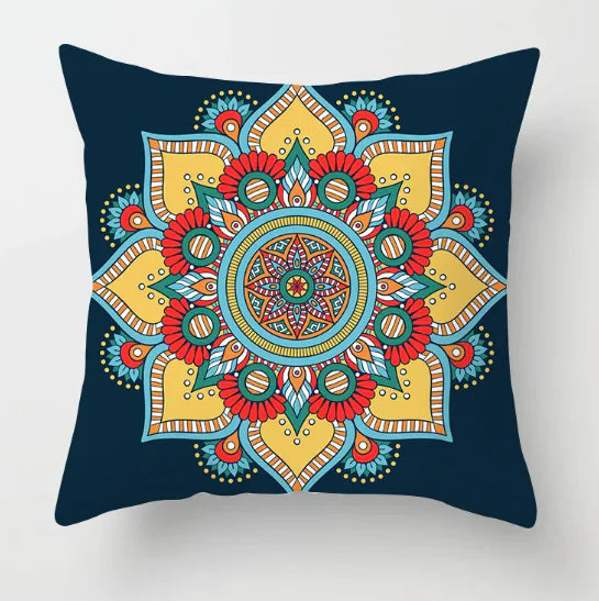 Soft Mandala Sofa Pillowcase WEM Support (www.WEM.support)