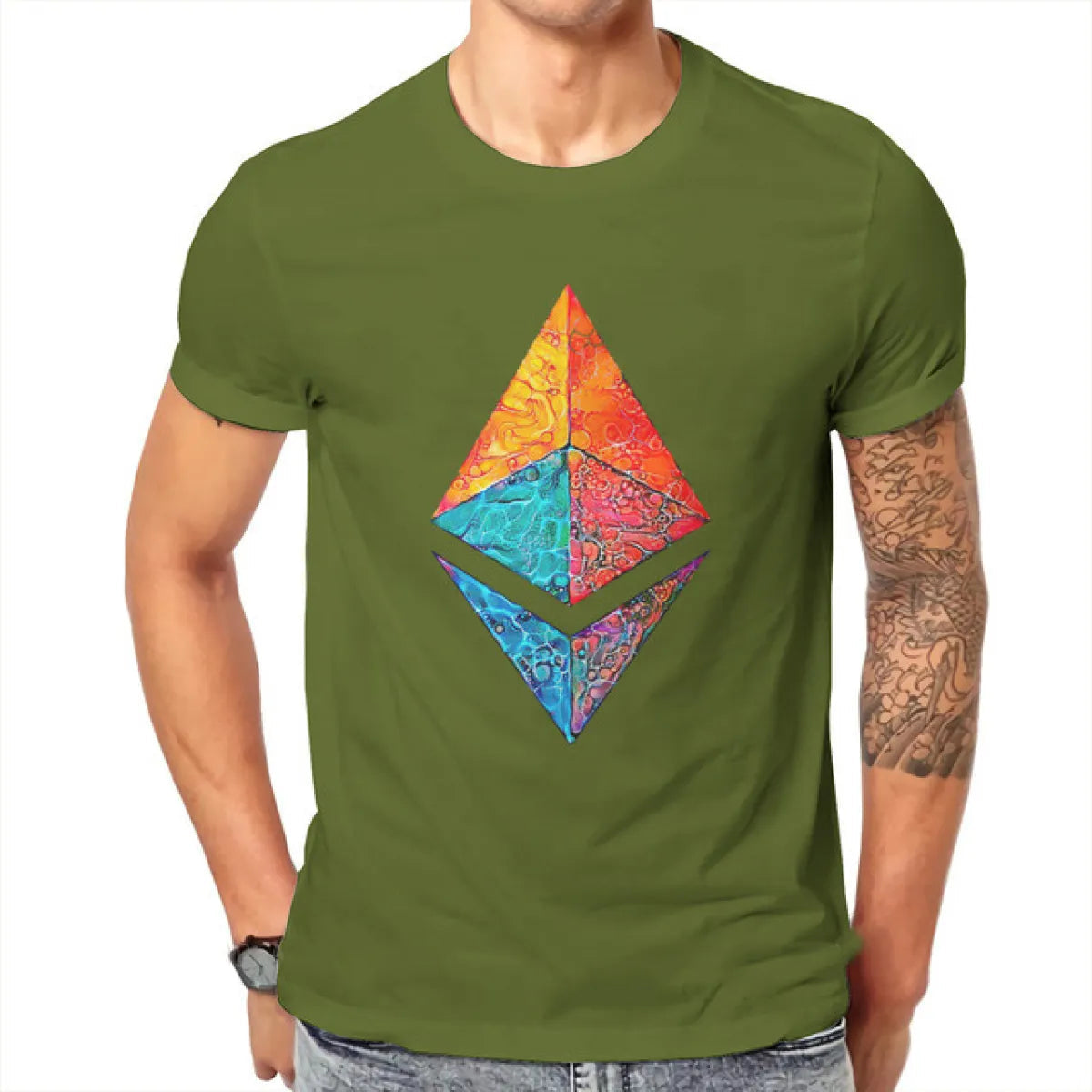 Ethereum Crypto Cotton Tee HejK.com Marketplace LLC