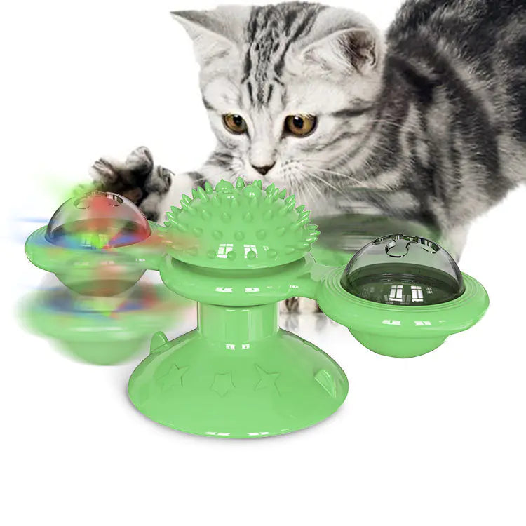 Brinquedo Catavento Rotativo para Gatos