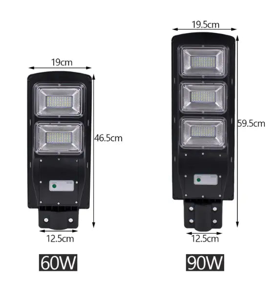 Solar Powered Sensor Outdoor Street light WEM Support (www.WEM.support)