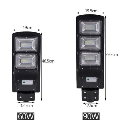 Solar Powered Sensor Outdoor Street light WEM Support (www.WEM.support)