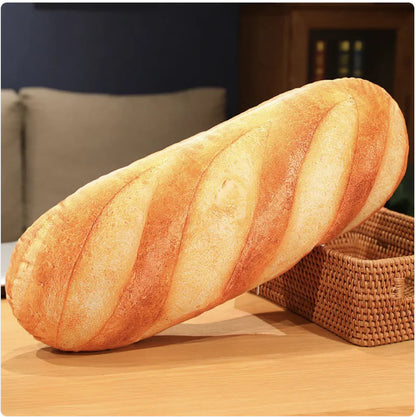 Soft Plush Bread Pillow Toy WEM Support (www.WEM.support)