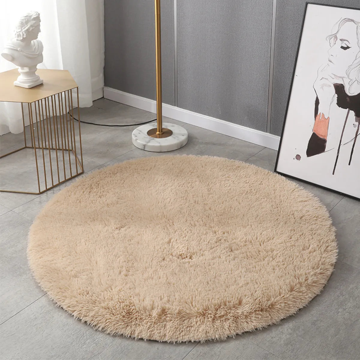 Round Soft Carpet WEM Support (www.WEM.support)