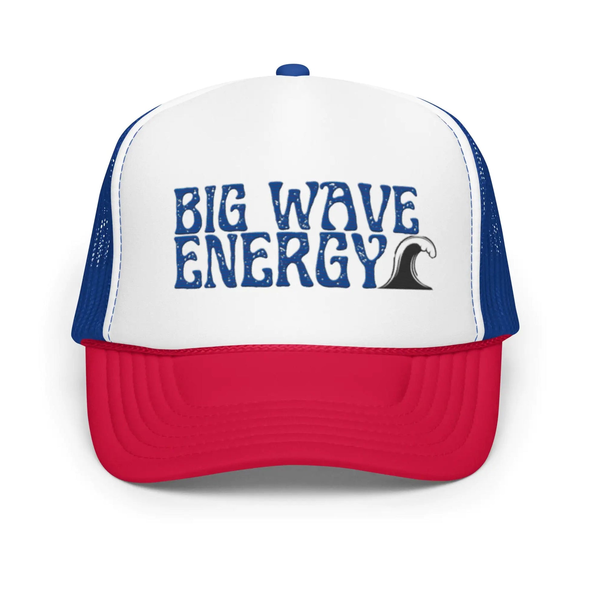 Big Wave Energy Foam Trucker Hat WEM Support (www.WEM.support)