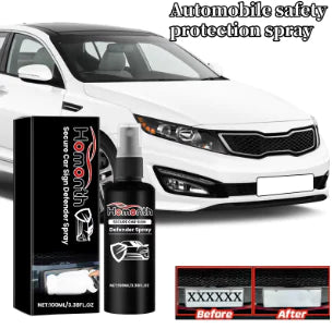 Secure Car Sign Defender Spray WEM Support (www.WEM.support)