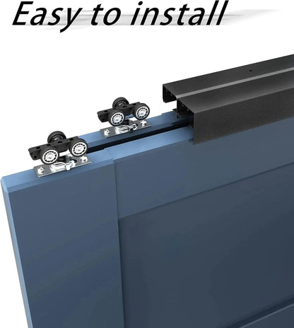 Sturdy Aluminum Bypass Closet Door Tracks WEM Support (www.WEM.support)