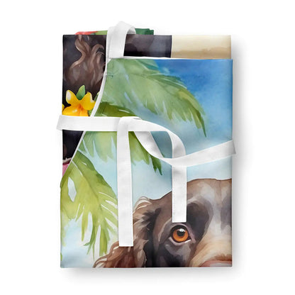 American Water Spaniel Luau Apron WEM Support (www.WEM.support)