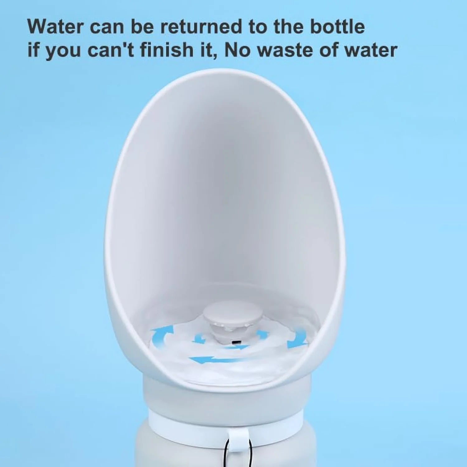 Portable Dog Water Bottle WEM Support (www.WEM.support)