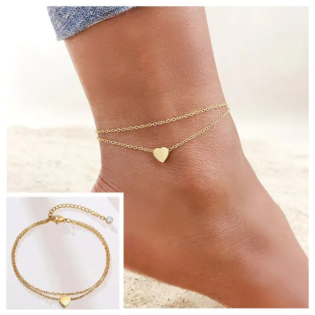 Adjustable Snake Chain Anklet for Women Girls WEM Support (www.WEM.support)