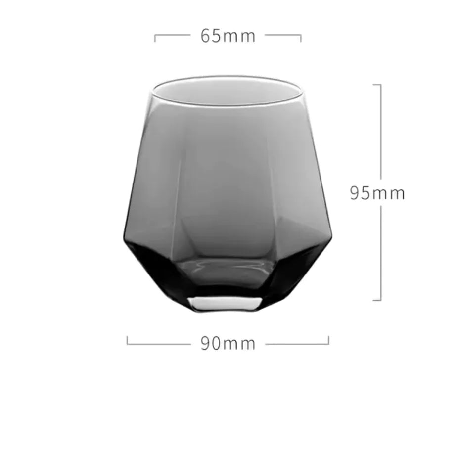 Six-Row Glass Cold Water Bottle