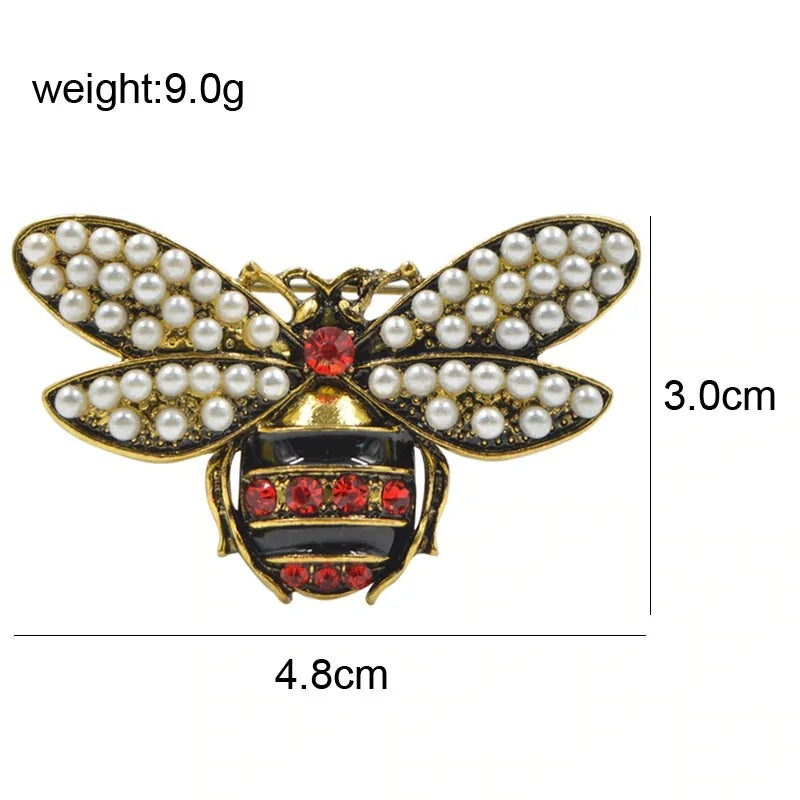 Beaded Bug Brooch WEM Support (www.WEM.support)
