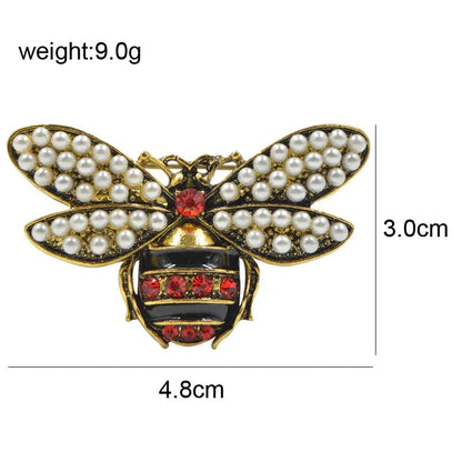 Beaded Bug Brooch WEM Support (www.WEM.support)