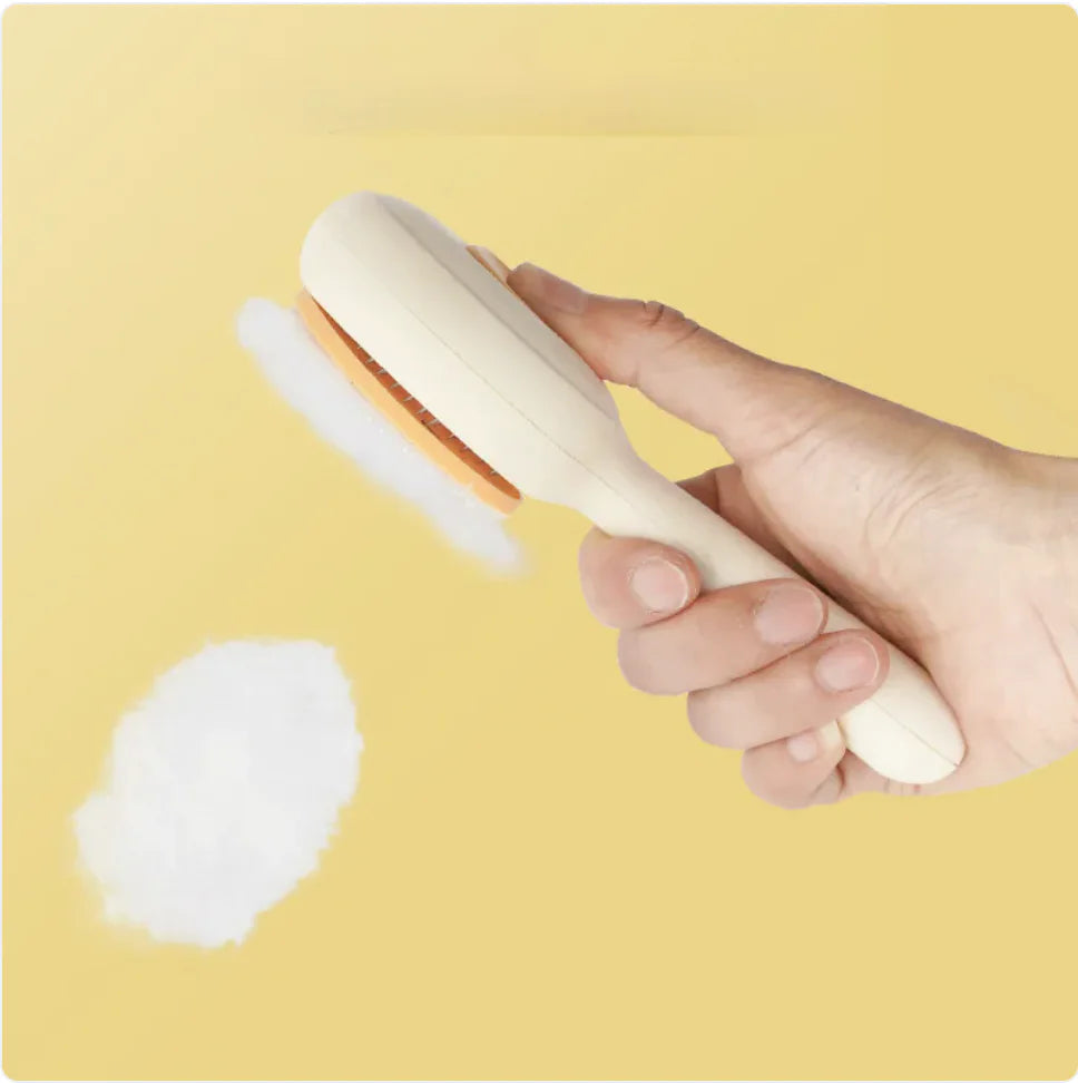 Non-Slip Cat & Dog Grooming Brush with Stainless Steel Comb WEM Support (www.WEM.support)