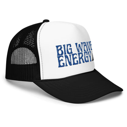Big Wave Energy Foam Trucker Hat WEM Support (www.WEM.support)