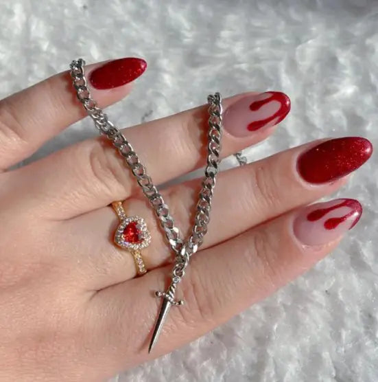 One-Stroke Couple Ring Bracelet Suit HejK.com