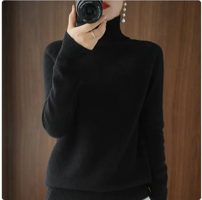Stand Collar Pullover Sweater WEM Support (www.WEM.support)
