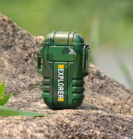 Schlankes wasserdichtes USB-Plasma-Feuerzeug WEM Support (www.WEM.support)