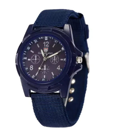 Nylon strap watch three-eye three-pin quartz watch WEM Support (www.WEM.support)