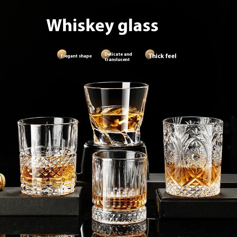 Crystal Whiskey Shot Glass Set WEM Support (www.WEM.support)
