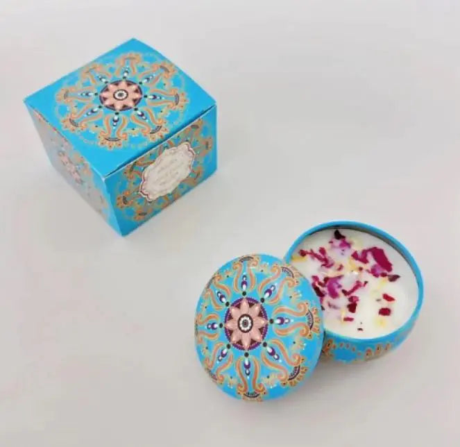 Dried Flower Fragrance Candle Flower Fragrance Incense Candle WEM Support (www.WEM.support)