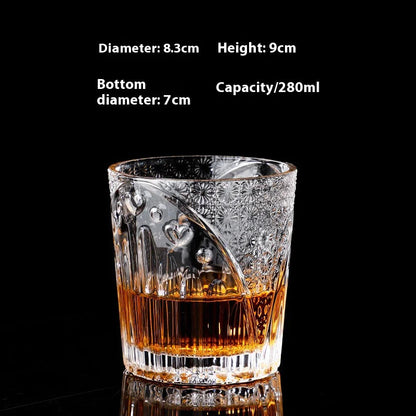 Crystal Whiskey Shot Glass Set WEM Support (www.WEM.support)
