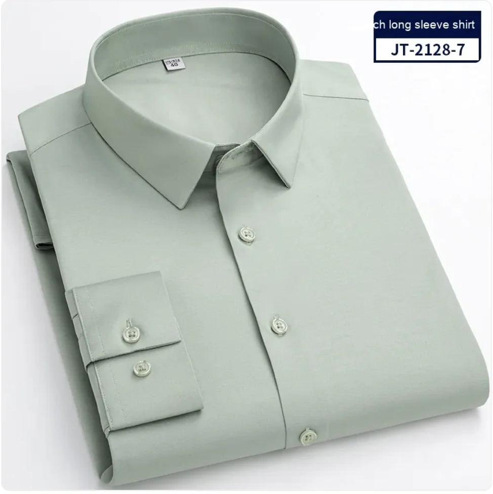 Men's Seamless Elastic Long-Sleeve Shirt HejK.com
