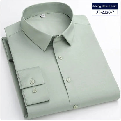 Men's Seamless Elastic Long-Sleeve Shirt HejK.com