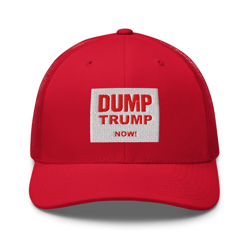 DUMP TRUMP NOW! Retro Trucker Hat
