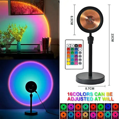 Sunset-Inspired LED Lamp WEM Support (www.WEM.support)
