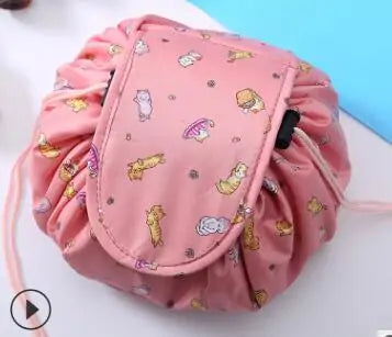 Cosmetic Bag Professional Drawstring Makeup Case WEM Support (www.WEM.support)