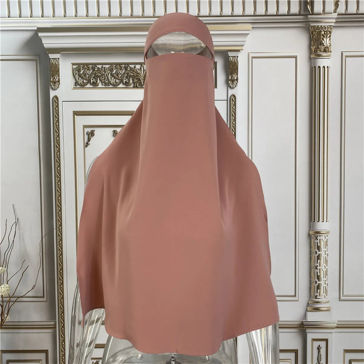 Fashion Solid Color Women's Veil WEM Support (www.WEM.support)
