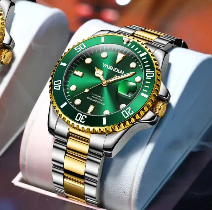 Modern Skeleton Steel Watch WEM Support (www.WEM.support)