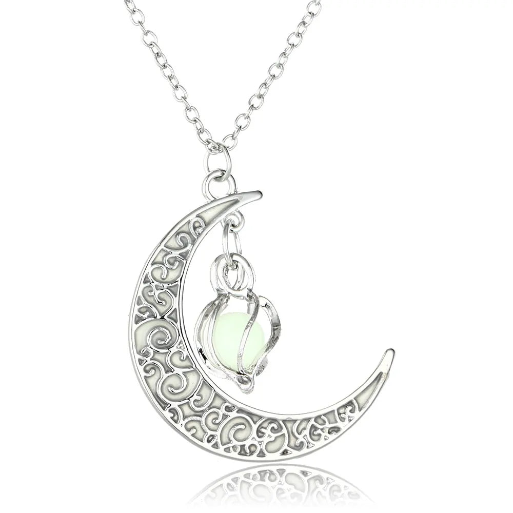 Moon Glowing Necklace WEM Support (www.WEM.support)