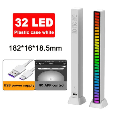 Luz LED Controlada por Som Musical WEM Support (www.WEM.support)
