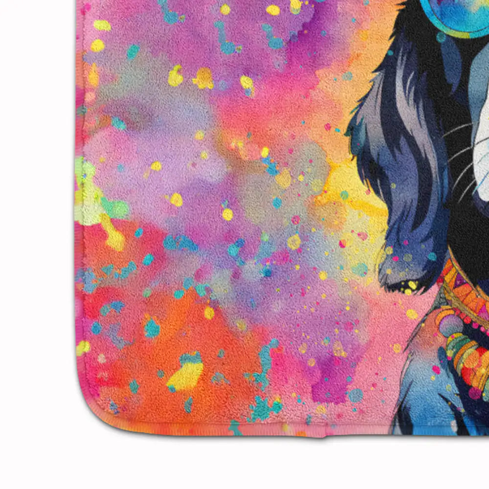 Black Labrador Hippie Dawg Memory Foam Kitchen Mat WEM Support (www.WEM.support)