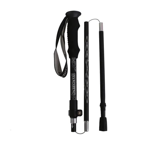 Outdoor Folding Five-section Straight Trekking Pole Trekking Pole WEM Support (www.WEM.support)