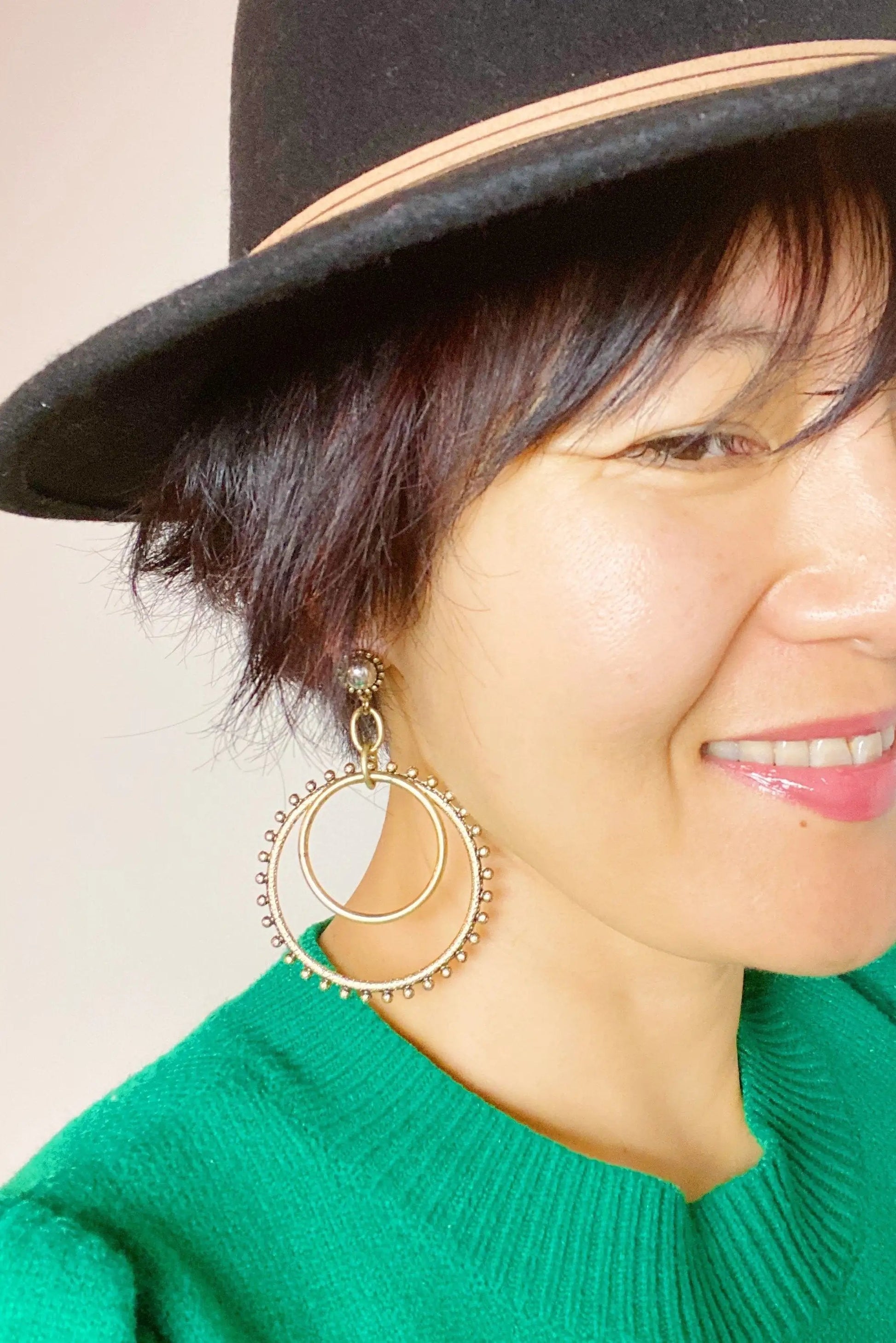 Double The Fun Hoop Earrings WEM Support (www.WEM.support)